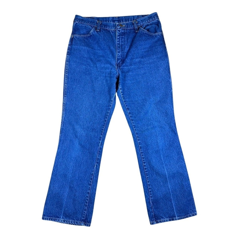 Rustler Womens Blue Denim Bootcut‎ Jeans Size 36x30